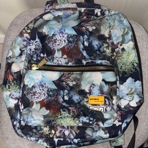 Herschel Supply Company Floral Backpack - Blue and White